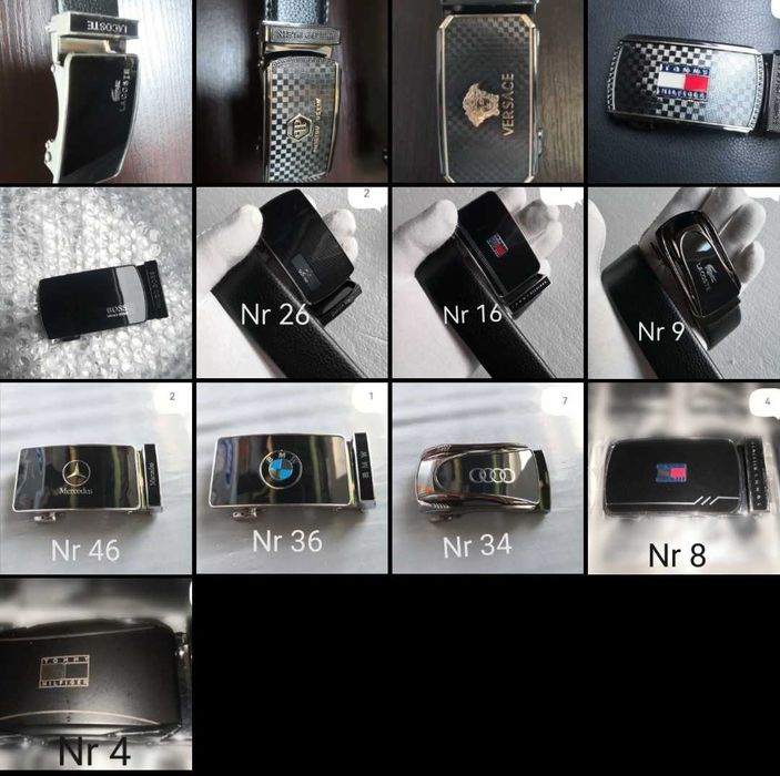 Nowe Paski do spodni Męskie pasek plus klamra Duży wybór