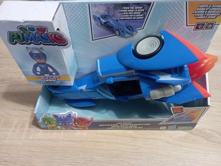 PJ Masks Cat Racer Hasbro Luz e Som + Catboy Novo