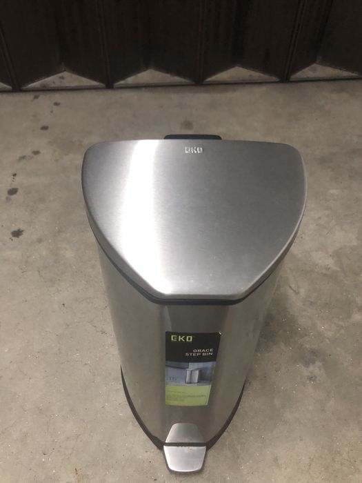Balde de lixo EKO aço inox 15l