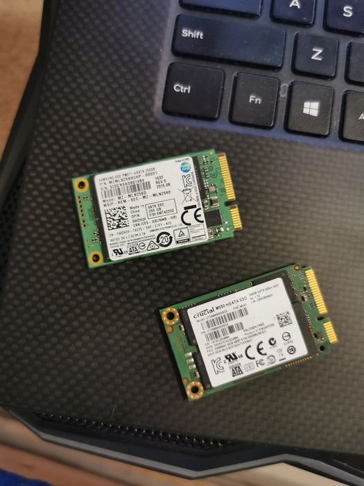 Dyski M2 Sata 256 GB,  i mSata 256 GB