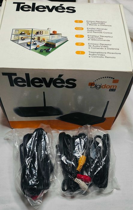 Transmissor de Audio e Vídeo Televés DIgidom