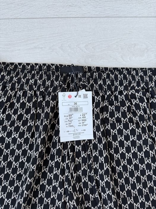 Nowe szerokie spodnie na gumie Mohito r.36