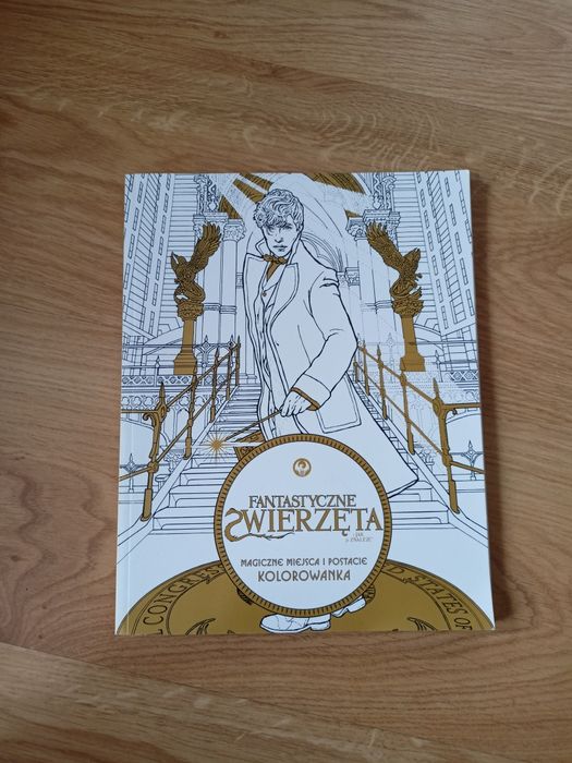 Fantastyczne zwierzęta i jak je znaleźć.Kolorowanka.