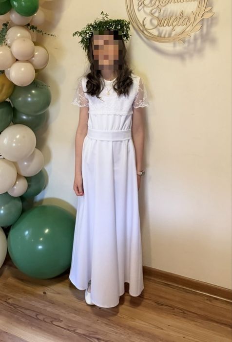 Alba sukienka komunia 146 + gratis