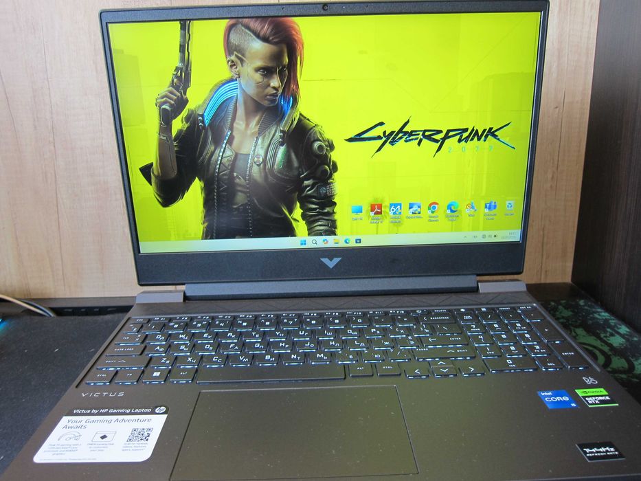 Игры, Монтаж видео, Рендер HpVicGaming Int I5 12450H/RTX 2050/15.6"144