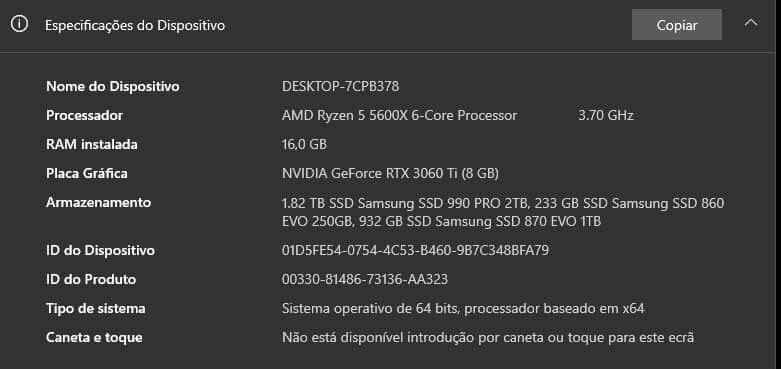 Pc fixo gamming