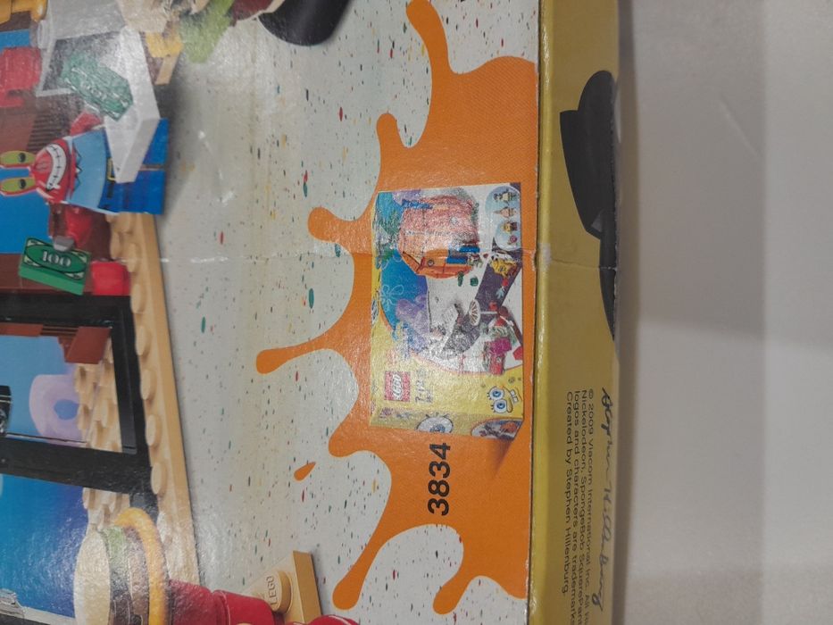 Nieotwarte Lego 3833 SpongeBob - Przygody w Barze Krusty Kraba