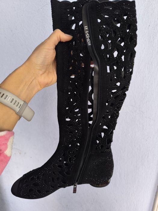 Чоботи літні жіночі високі 41 розмір