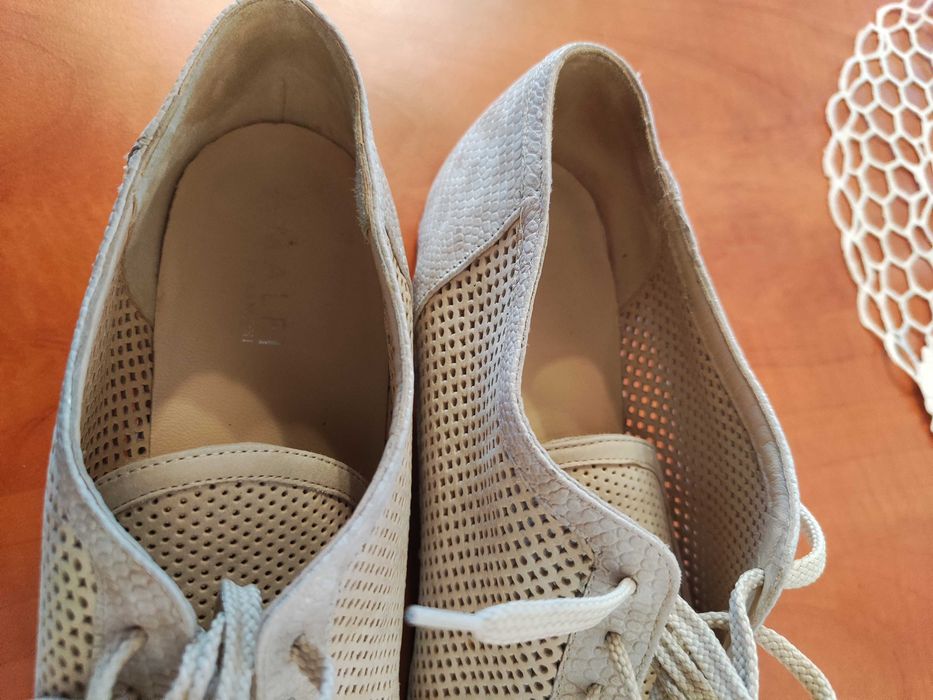 Piękne buty sportowe sneakersy skóra Premium 11 Amalfi by Rangoni