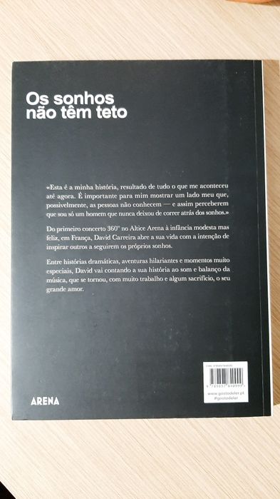 Os sonhos não têm teto, de David Carreira