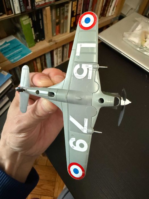 Morane-Saulnier MS406. 1940 . 1:72 - World War II Planes - França