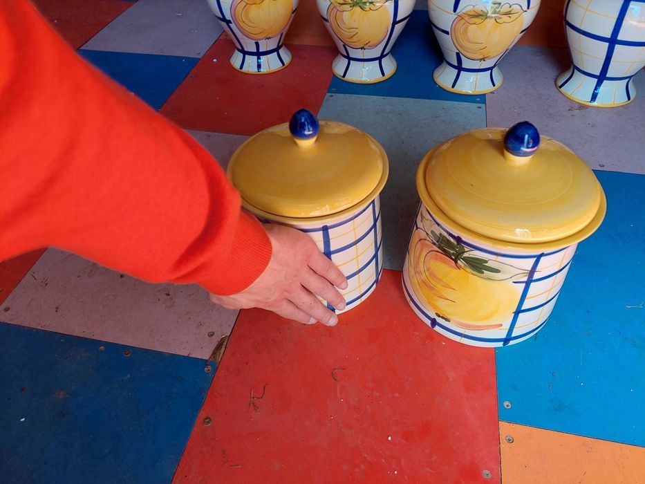 Potes de mantimentos / boiões de cozinha /vasos decorativos
