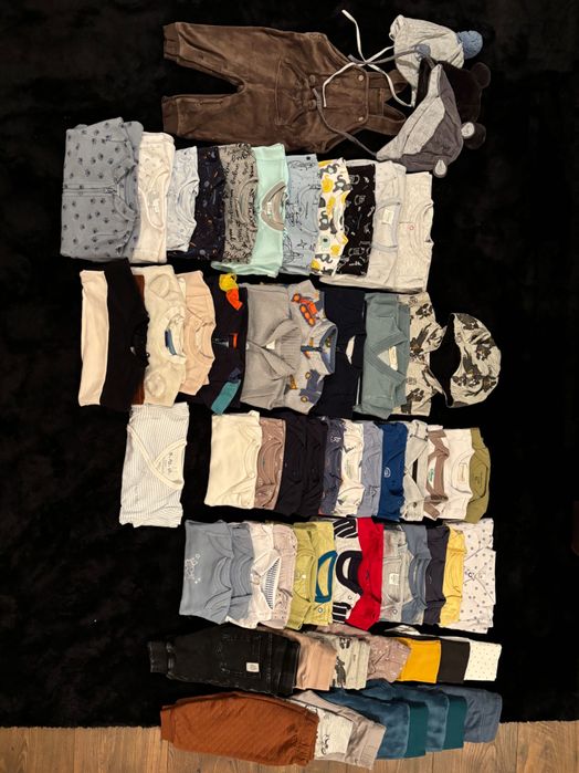 Ubranka niemowlęce - rozmiar 62 - MEGA PAKA