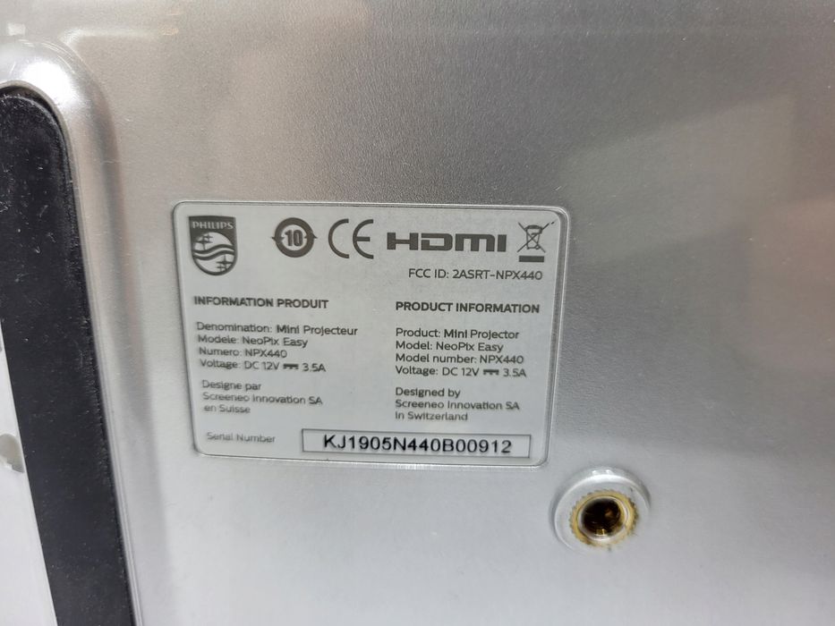 Projektor philips neopix easy przenośny do multimediów i kina domowego