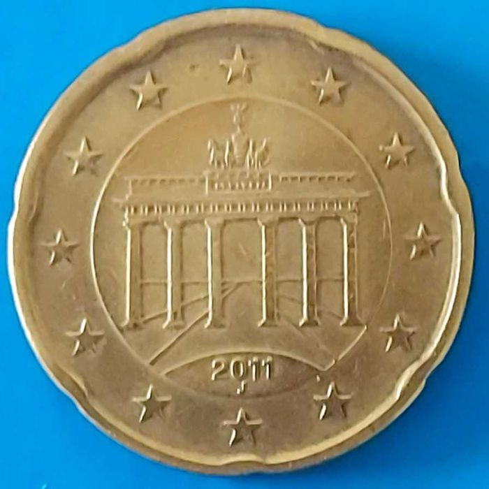 20 Cêntimos de 2011 Letra J,  da Alemanha