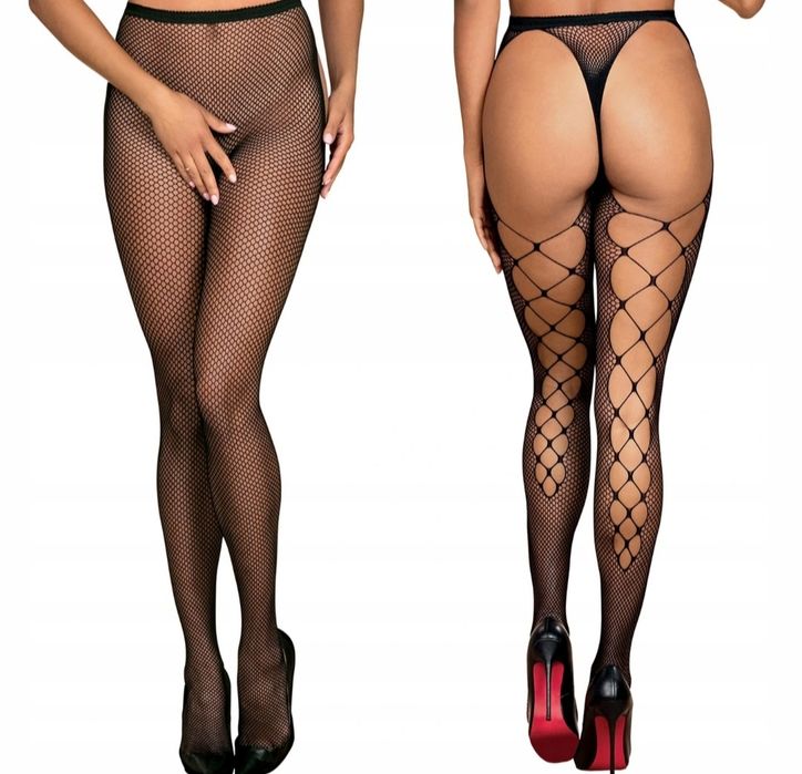 MEGA EKSKLUZYWNE rajstopy pończochy zdobienia siateczka