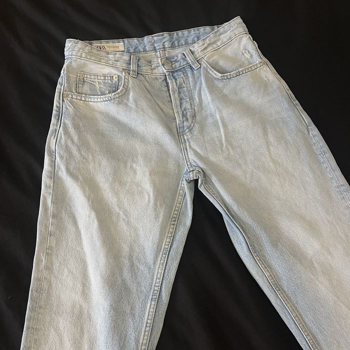 Zara Calças de Ganga 38