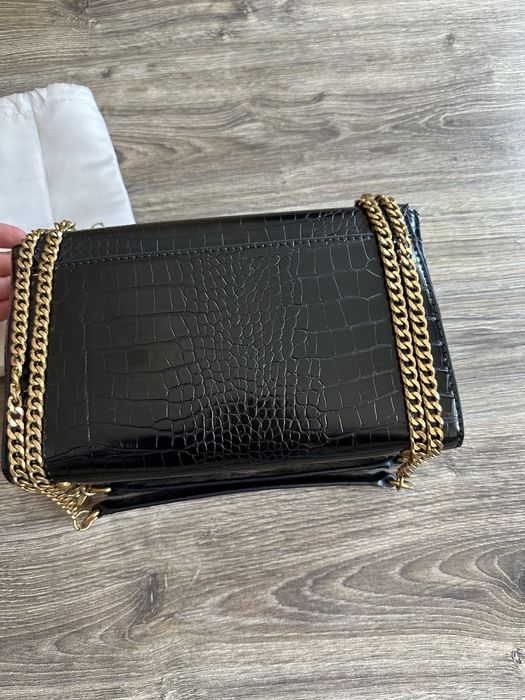 сумка Guess Katey Croc Flap Shoulder Bag сумка крос-боді жіноча сумочка через плече