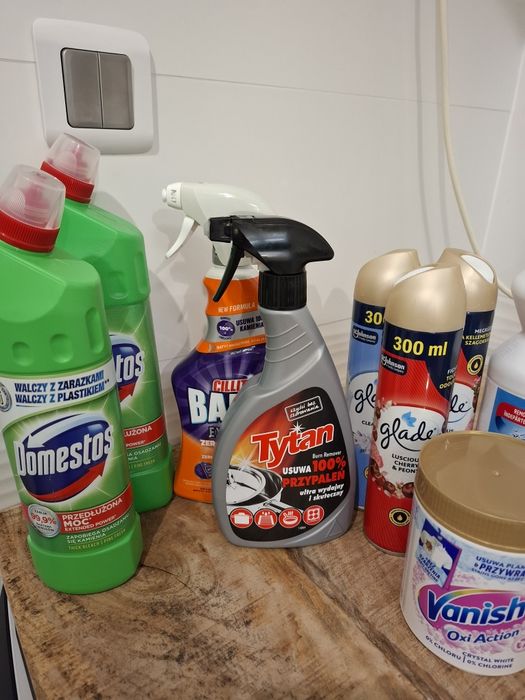 Chemia gospodarcza (Fairy, Domestos, Glade, Cillit, Vanish)