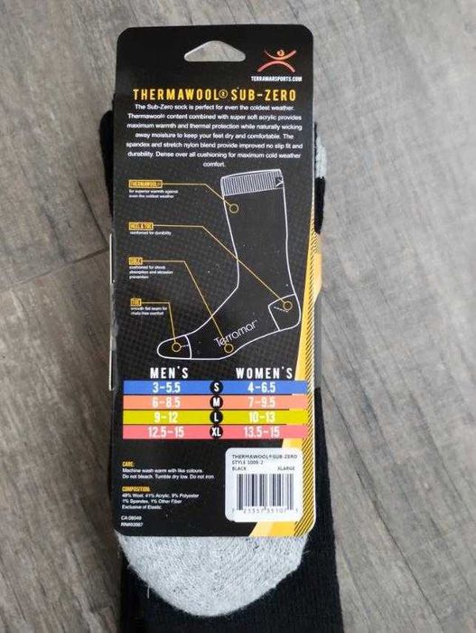 1-4шт Теплые Термо носки  влагоот-е мерино Merrell и др USA 36-48