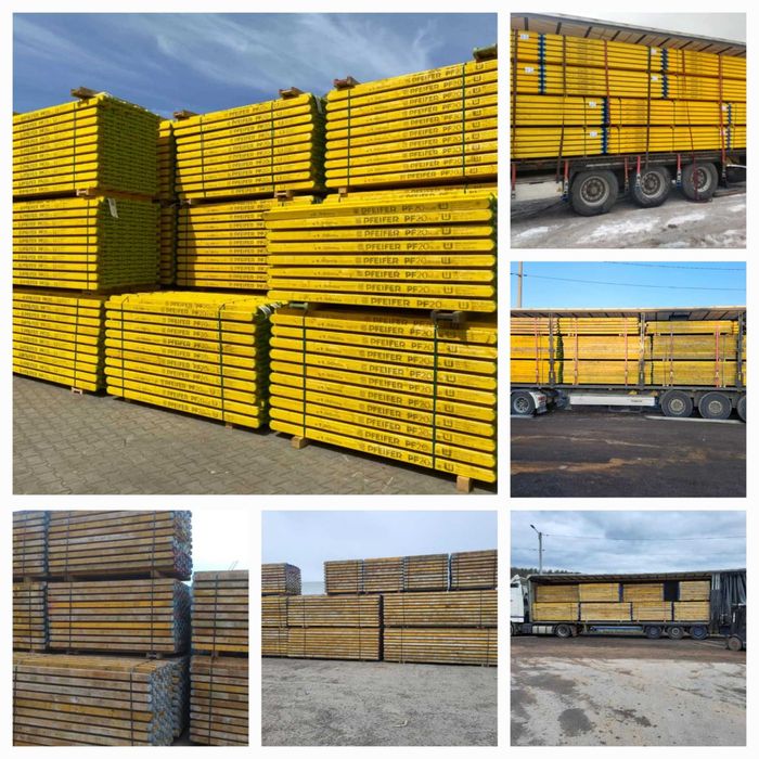 Stemple Budowlane Płyta szalunkowa Dźwigar H20 Głowica Trójnoga żabka