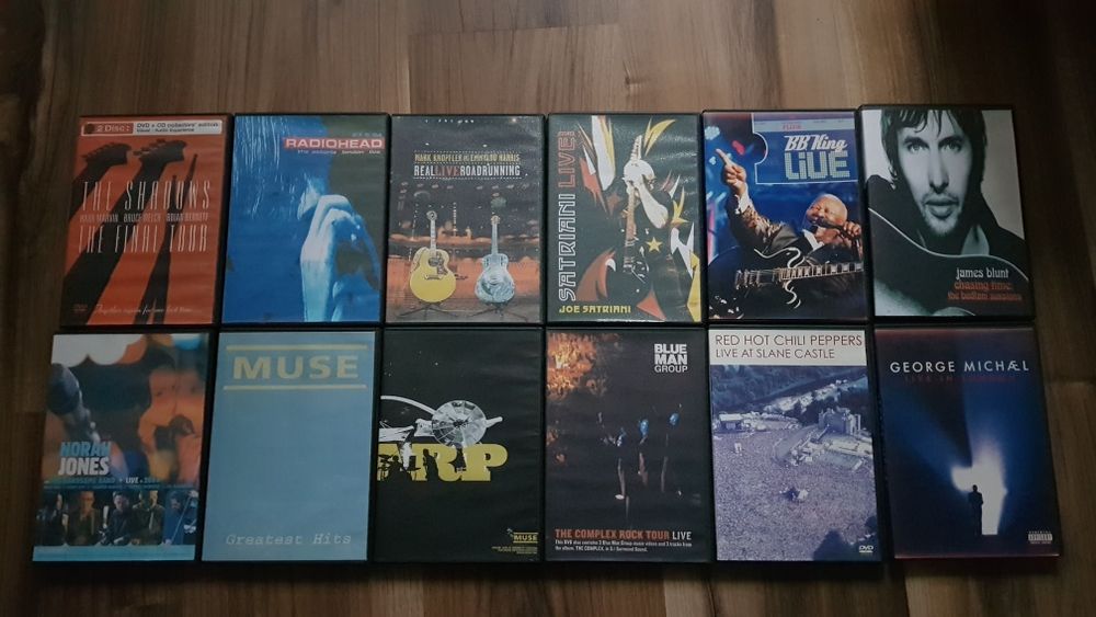 DVD музыка, Williams, Gabriel, STYX, The DOORS, MUSE, Sting и др