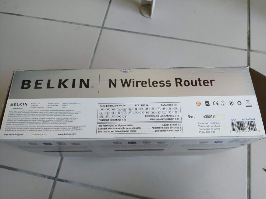 Belkin Wireless Router64286192711811124