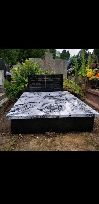 Nowoczesne Tanie Nagrobki podwójne 3599 z montażem Cały Kraj Promocja