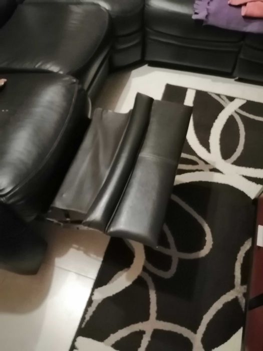 Sofa em imitação pele