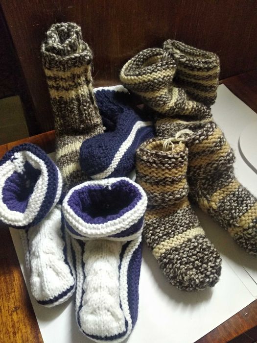 Тёплые подарочки Носки вязаные ручной работы