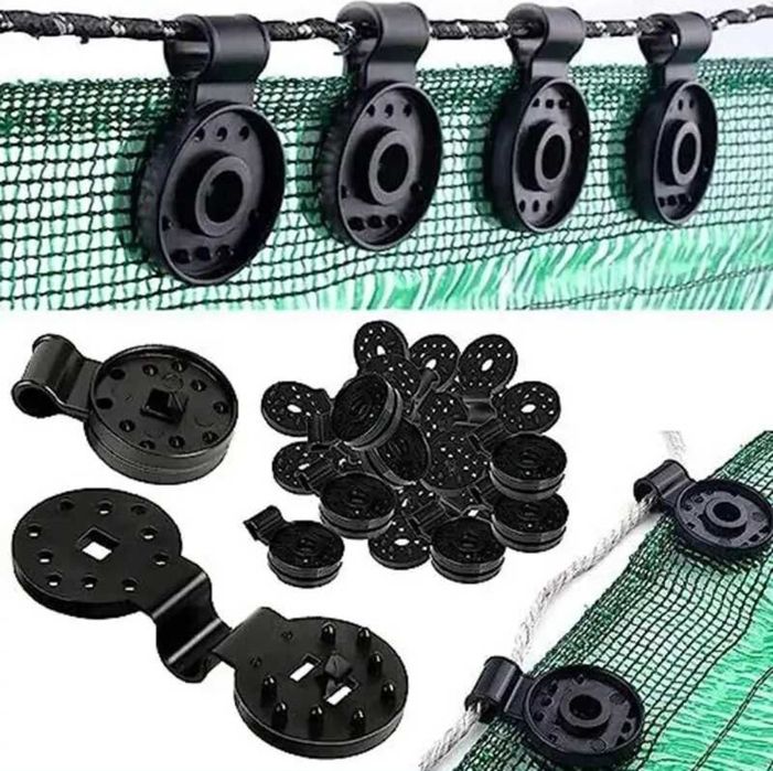 Зажими (кліпси) 2.60 грн за 1 шт  для тіньової сітки для саду, городу