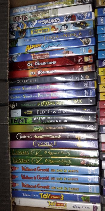 Dvd  Shrek Smurfs Dragão Pinóquio Madagáscar Panda Garfield