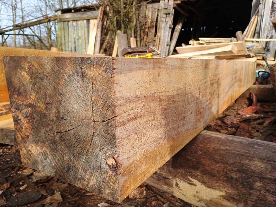 Bale bukowe zalane olejem lnianym 40/40cm 30/30cm  x3 metry długości