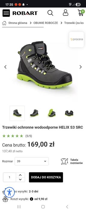 Buty robocze Trzewiki 44