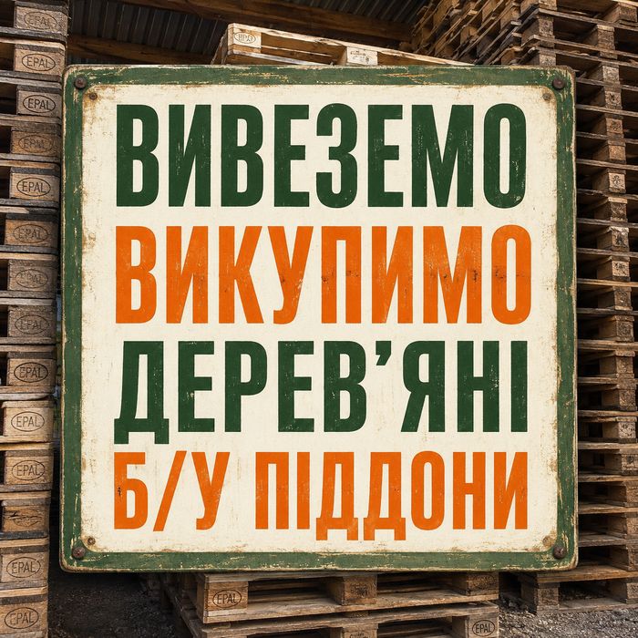 продаж піддонів та вивіз палет у Полтаві