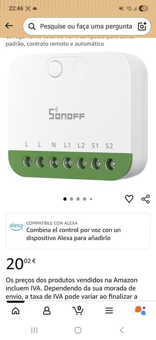 Material domotica Sonoff