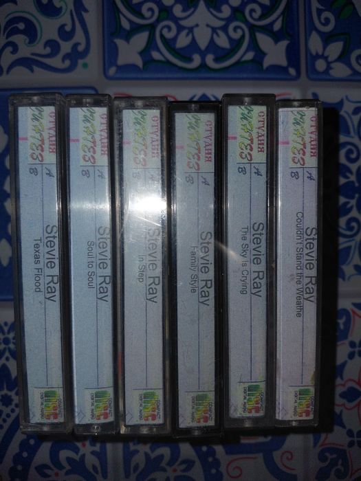 Аудіо касети с записами Stevie Ray