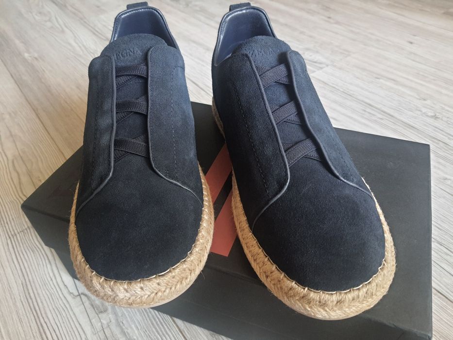 Zegna Triple Stitch espadryle