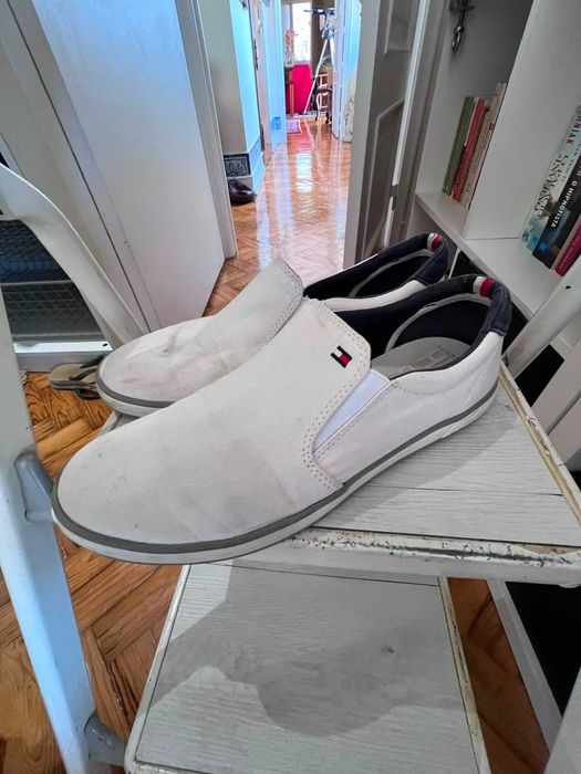 Sapatilhas / Ténis Slip-On Tommy Hilfiger Brancos (41)