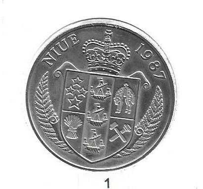Niue - - - - - Moedas