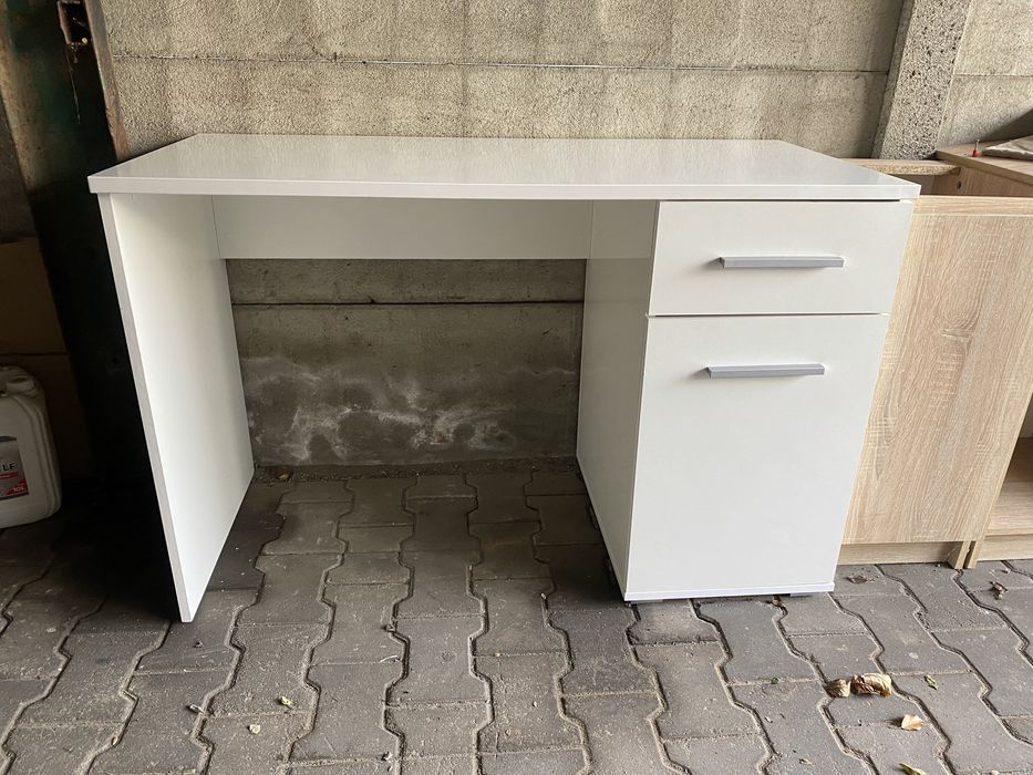 Biurko białe wysoki połysk