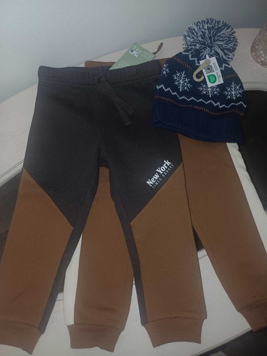 H&M Штани набір  для хлопчика,шапка в подарунок