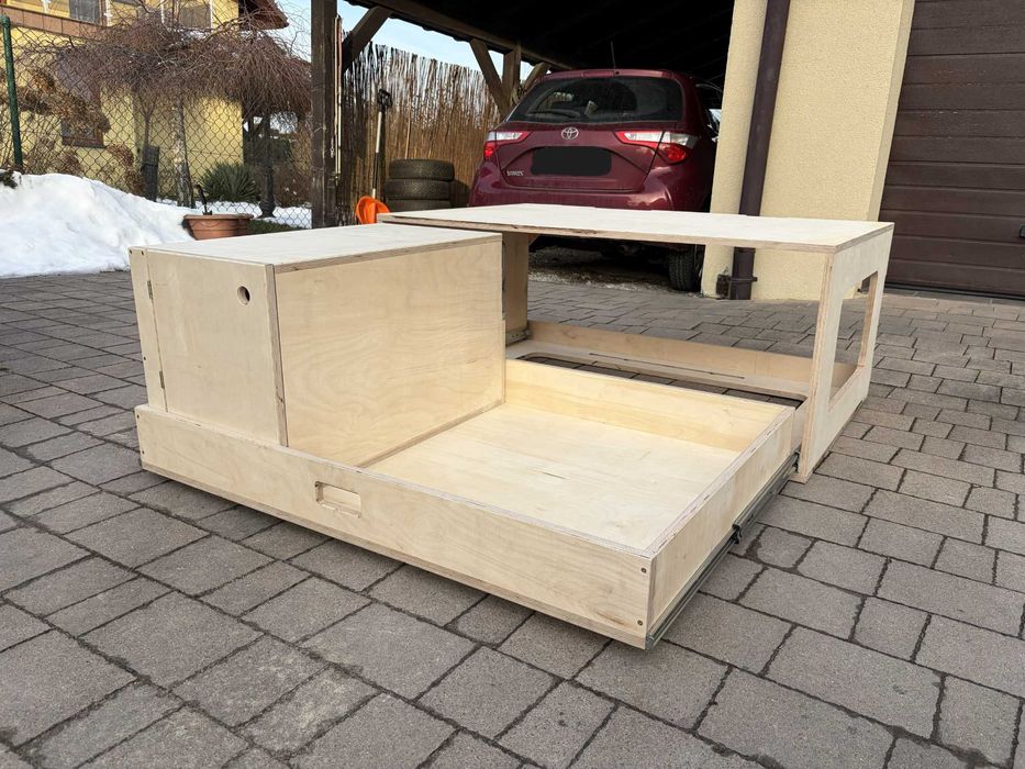 Zabudowa turystyczna box do kampera/vana partner/berlingo/T5/T6