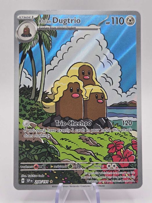 Karta Pokemon Alolan Dugtrio (SSP 208)