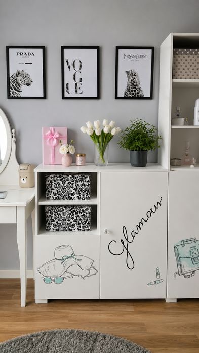 Meble Meblik kolekcja Fashion Mint zestaw - jak nowe