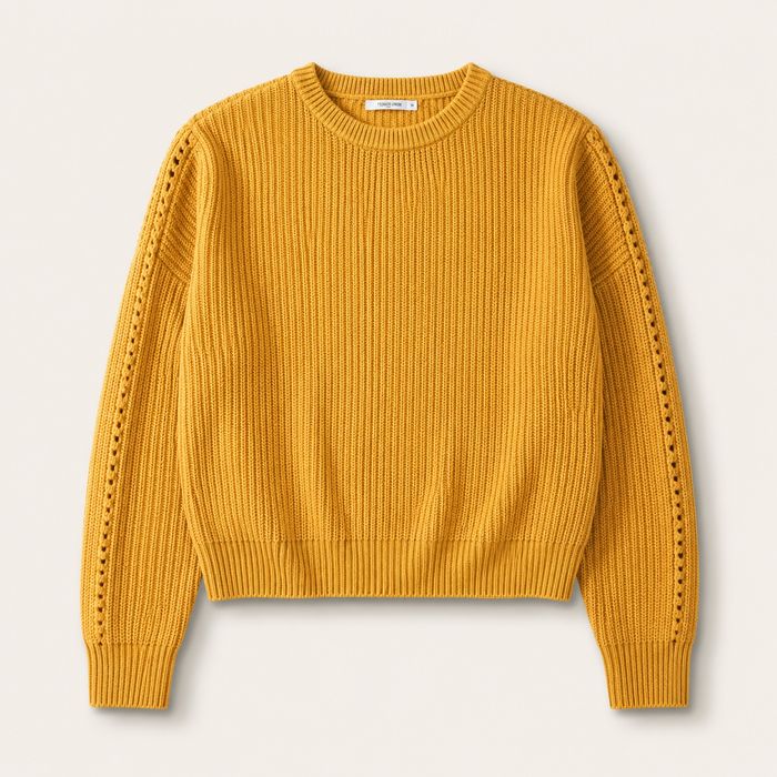 Светр горчичного кольору Mango