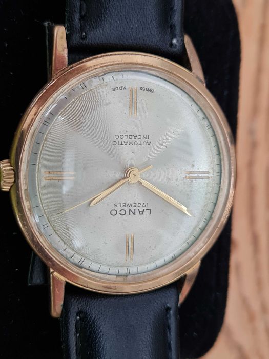 Stary zegarek automatyczny Lanco rotor