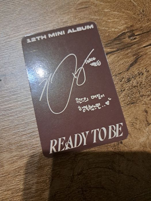Twice Ready to Be photocard Jihyo