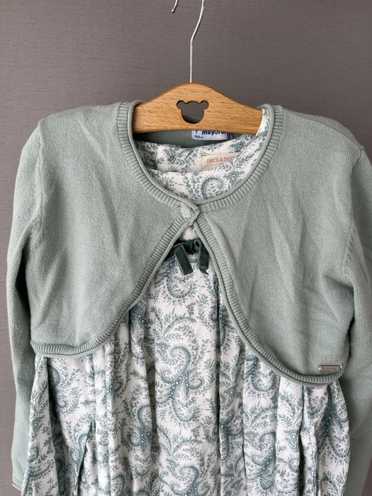 Casaco verde de malha