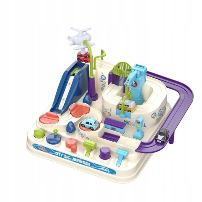 Interaktywny Tor Przeszkód Samochodowy 4 Auta 802A